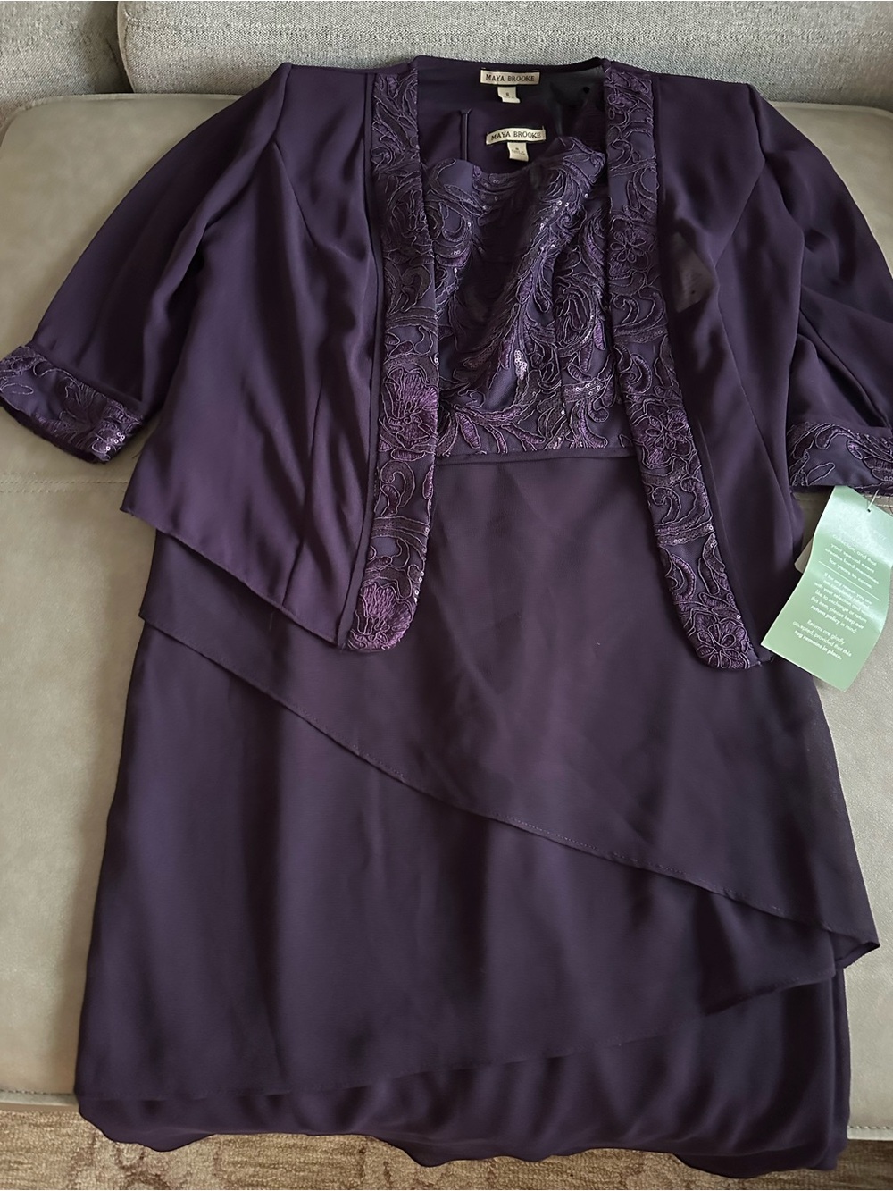 Maya Brooke Dress with Jacket